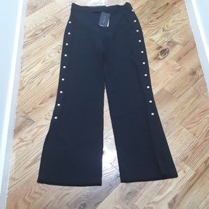 Zara dress pants with Pearls a long the legs